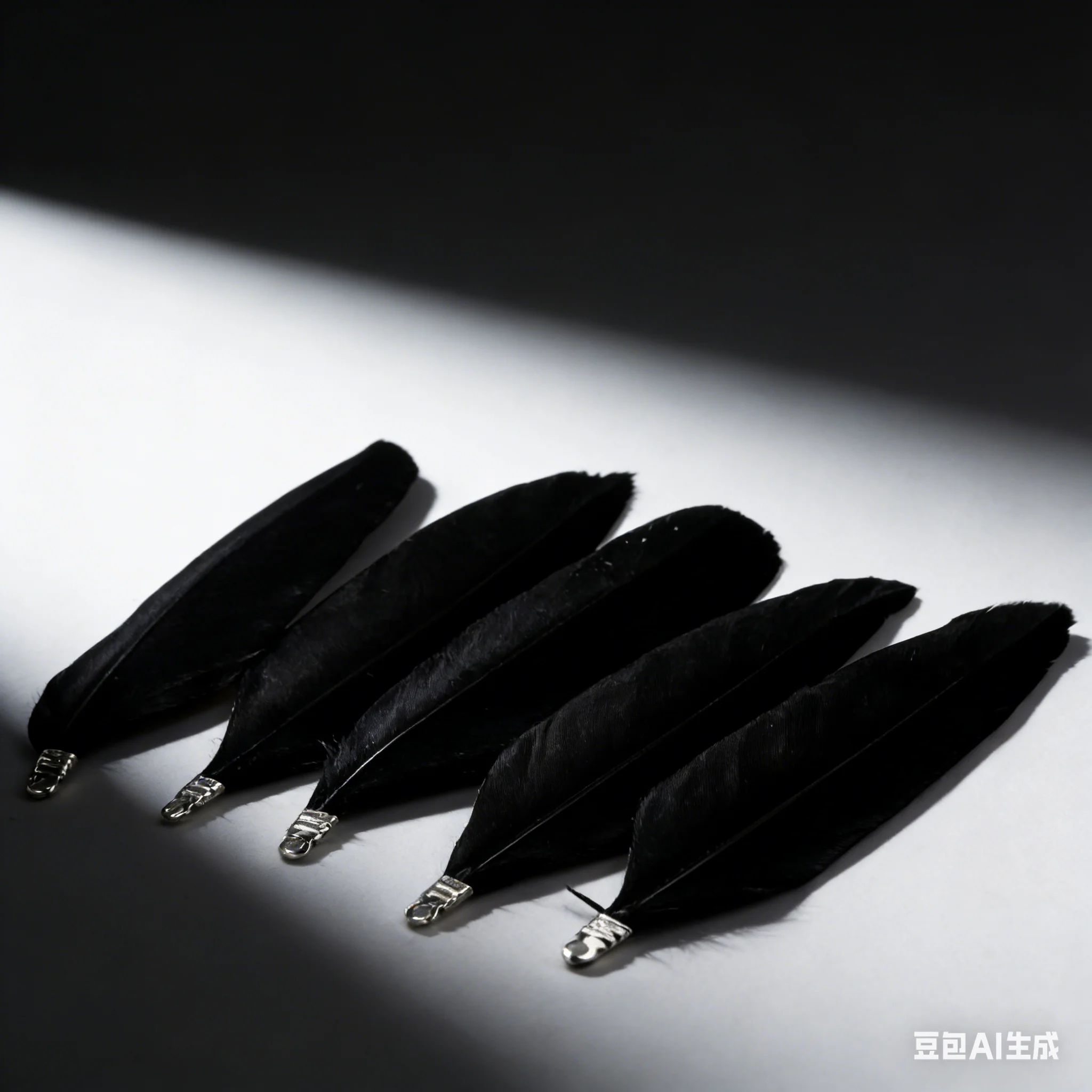 OlingArt Natural feathers 70MM 12pcs/lot black and white women choker necklace DIY Jewelry Making Straps Keychain Pendants 2019