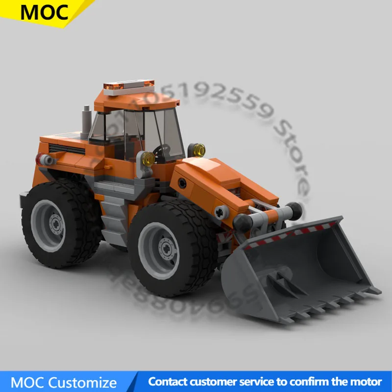 

231 PCS Transport Car Construction Wheel Loader MOC Customize Modular Building Block Model Creative DIY Festival Toy Gift