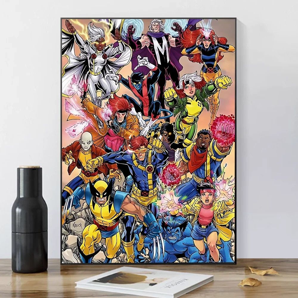 X-X-Men Anime Good Quality Prints And Posters Vintage Room Home Bar Cafe Decor Aesthetic Art Wall Painting