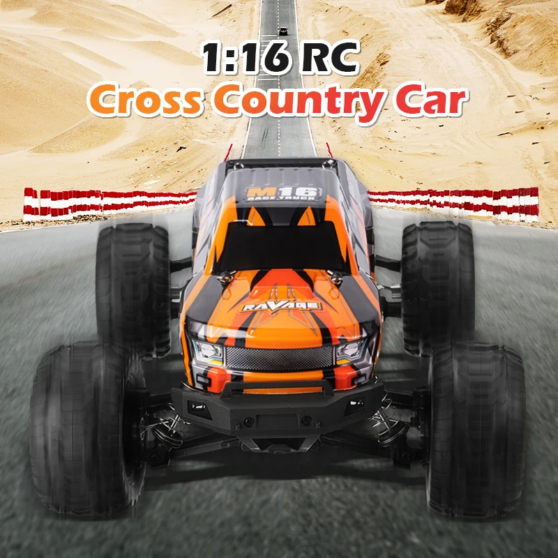 RC Cars16889APRO 1:16 Remote Control High Speed Cross Country Racing Drift Climbing Car Simulation Mini Vehicle Model Boy Toys