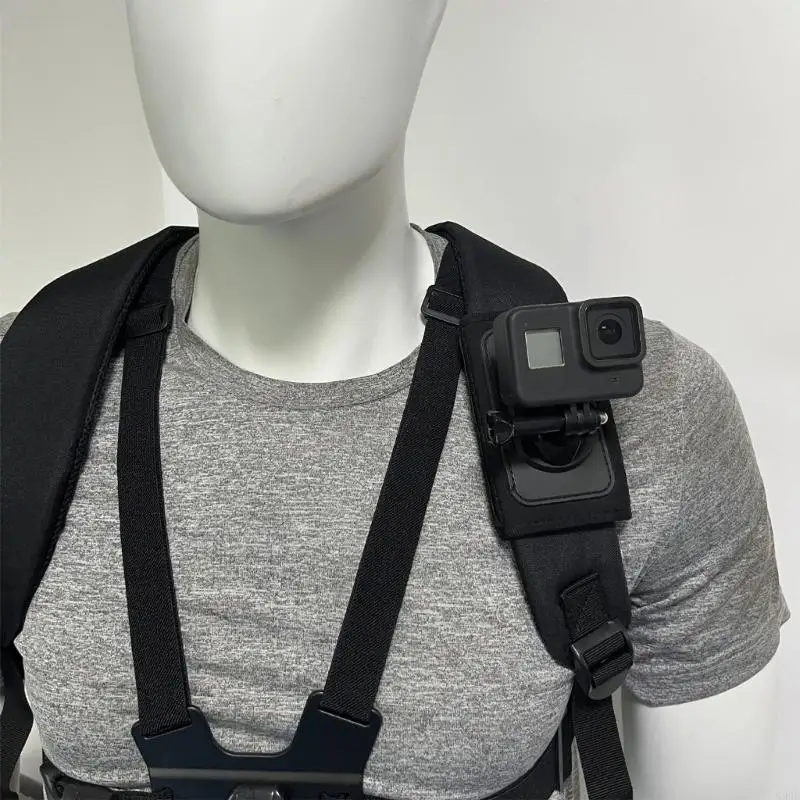 G99B Adjustable 360 Rotating Action Camera Holder Strap Mount Quick Detach Mechanism