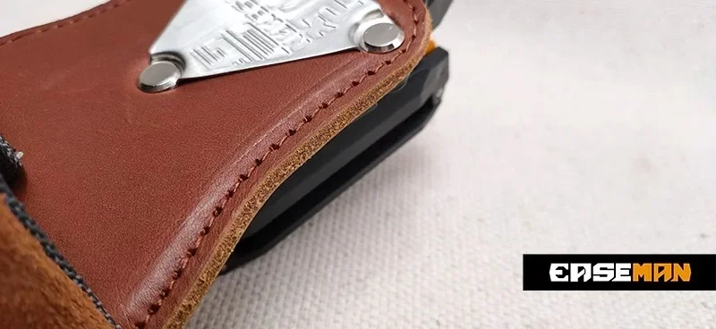 EASEMAN Werkzeug-Hüfttasche, Leder-Werkzeug-Organizer mit schnellem Aufhängehaken, professionelle Aufbewahrungstasche, multifunktionales Zubehör – Detail 6