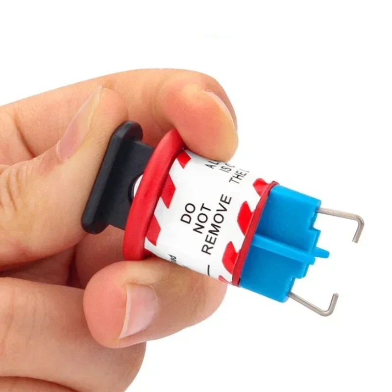 1PCS Electrical Safety Lockout Circuit Breaker Lock Miniature Air Switch Breaker Lockout for Power Isolation pinout