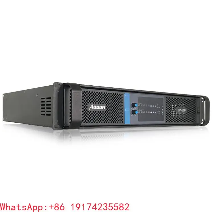 High Power Class D Amplifier 2x800W for Big Events Sound System Power Amplifier