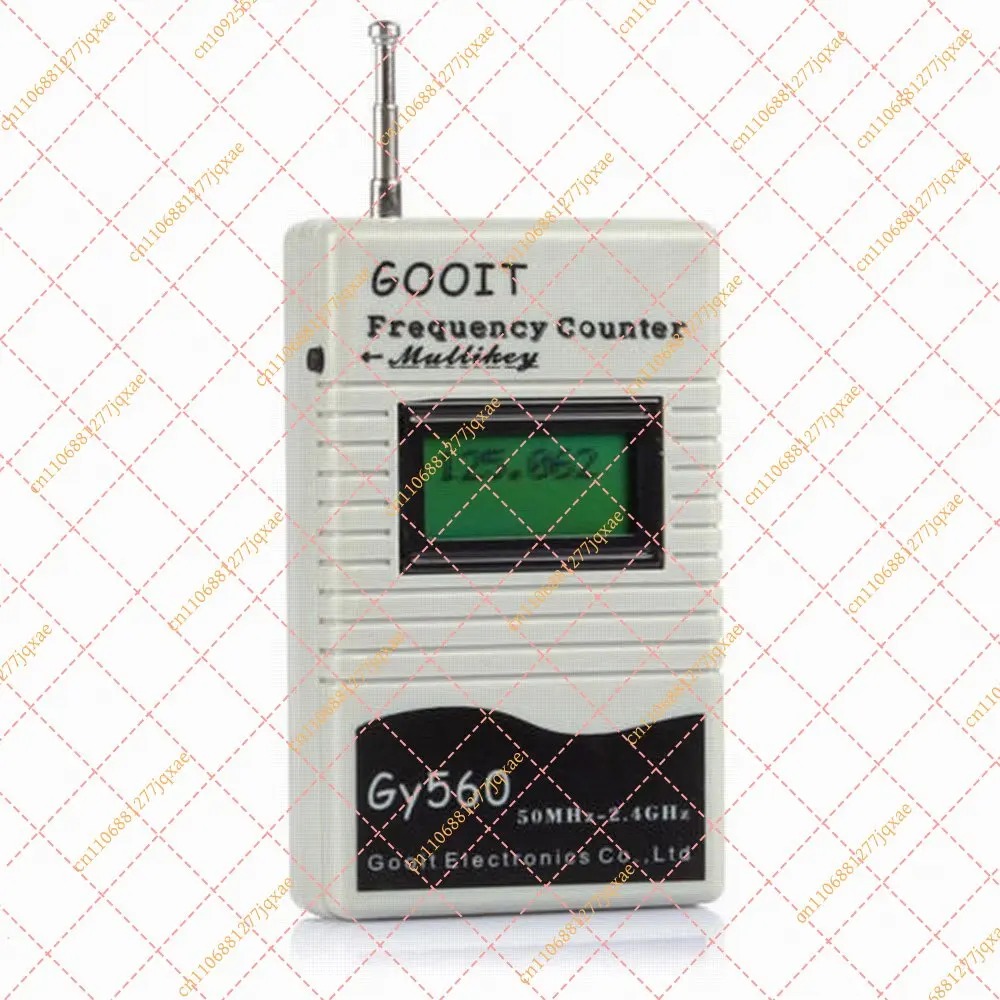 50MHz-2.4GHz RF Frequency Counter & Signal Meter, 7-Digit LCD Display Tester for Two-Way Radio Transceiver