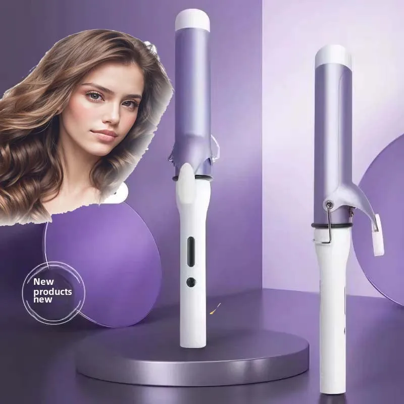 

Electric Hair Curling Iron 40Mm Electric Curling Iron Hair Styling Tools Fast Heating Ceramic Portable Hair Curler For Women