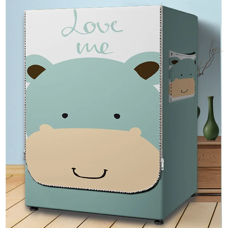 

Утолщенный тканевый чехол для стиральной машины, солнцезащитный водонепроницаемый чехол, домашняя сушилка для белья, ролик, пылезащитные товары для дома