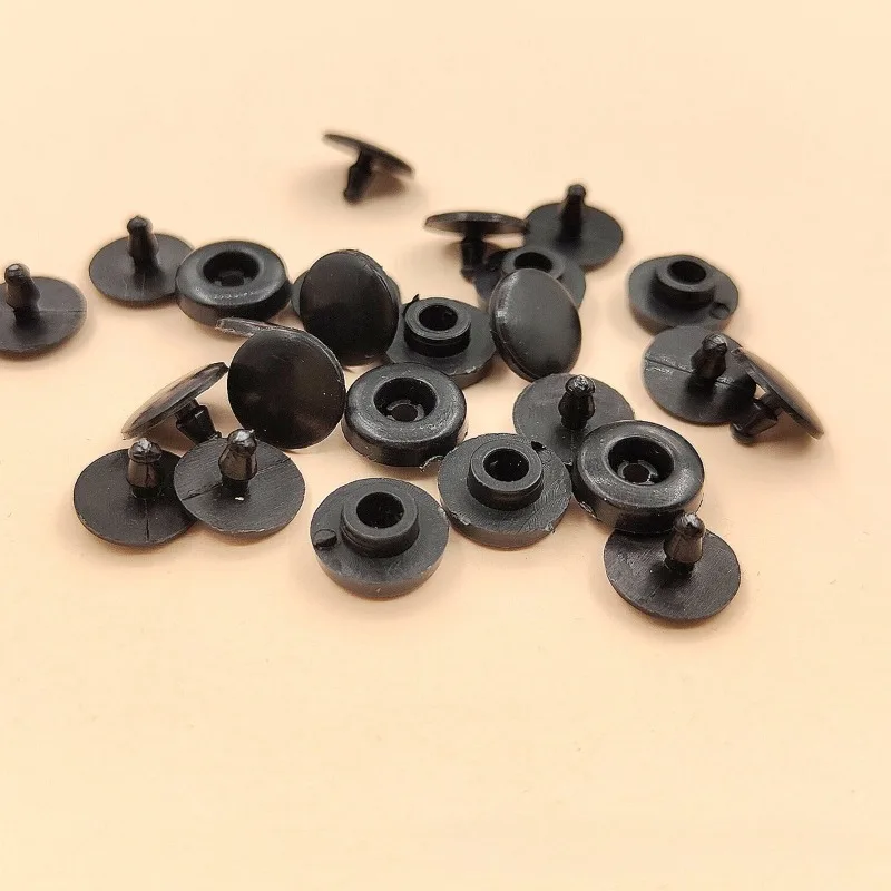 16mm Black EVA Alligator Print Shoe Charms Crocodile Texture Shoe Lace Buckle Decor for Clogs Sandals Sneakers