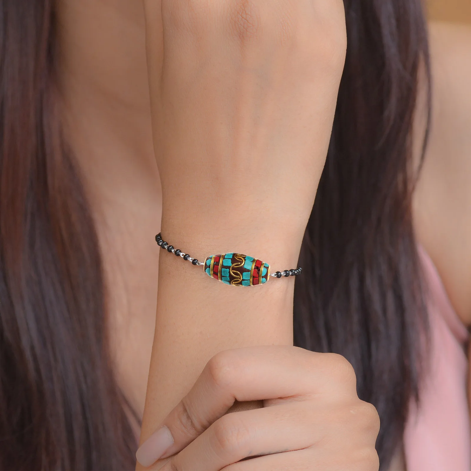 

5 шт., медные бусины ручной работы, ретро аксессуар «сделай сам», для ожерелья, браслета, серег, изготовления ювелирных изделий, классический подарок, друзья, семья