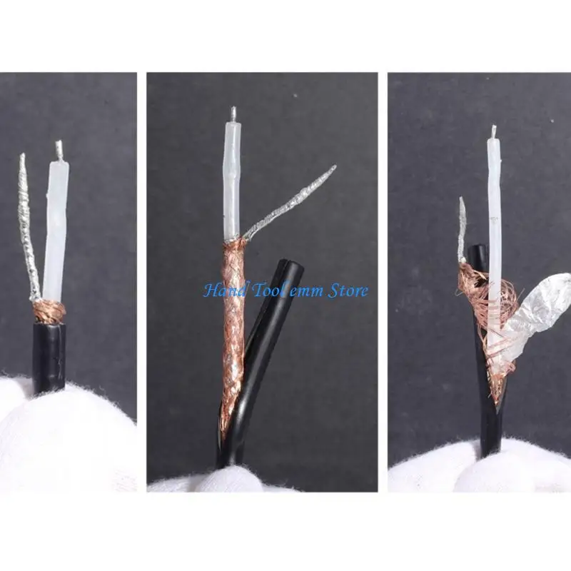 

H37F BNC Male Female Pigtail Cable Coaxials Connectors Extension Cable with Bare Wire End for CCTV Camera Connection