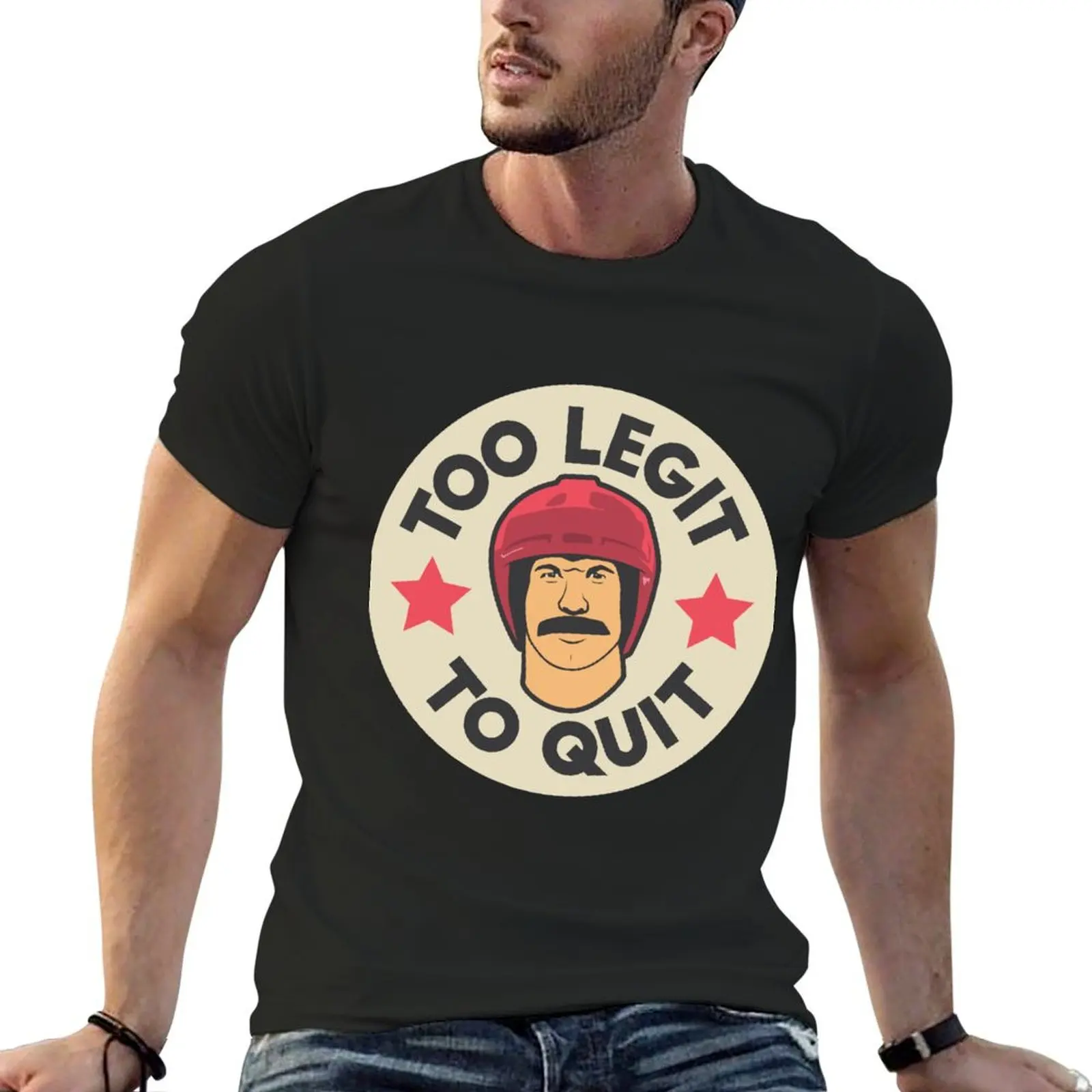 Too Legit To Quit T-Shirt oversizeds sublime men t shirts high quality