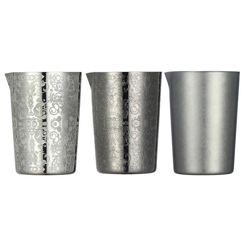500ml Stainless Steel Stirring Tin Mixing Glass Preferred by Pros and Amateurs Alike, Make Your Own Specialty Cocktails