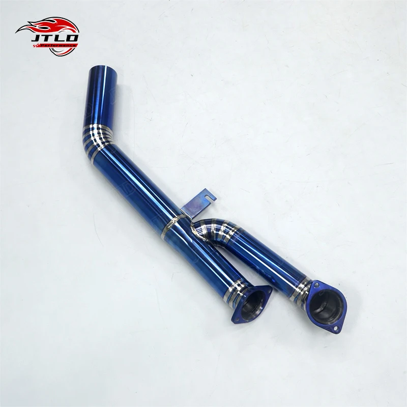 JTLD Stock Titanium Alloy High Performance 89mm Racing Single Midpipe Exhaust System for BMW G80 G82 M3 M4 S58