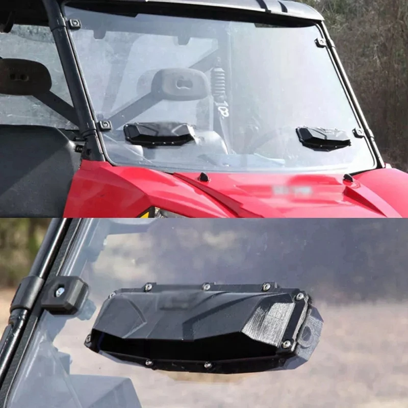 UTV Windshield Roof Vent Install Kit For Can-Am Maverick X3 Trail Sport Compatible With Polaris RZR 800 900 1000S