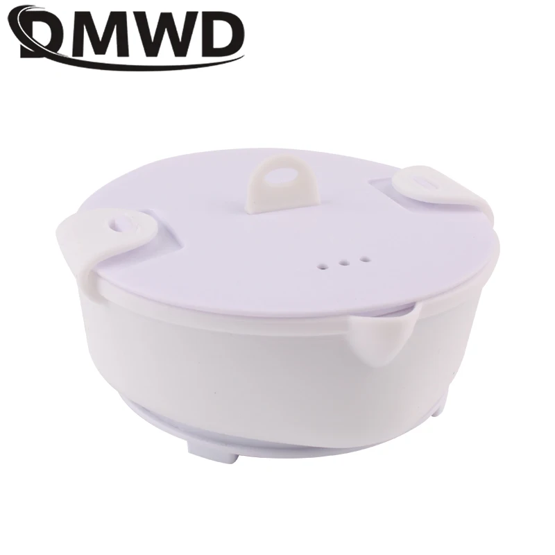110V/220V silikonowa patelnia elektryczna Mini Hotpot wielofunkcyjna kuchenka do makaronu garnek składana żywność jajko patelnia na parze makaron