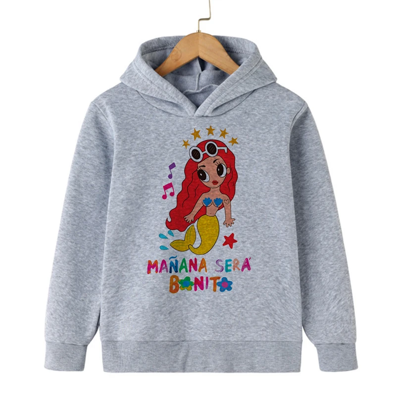 Hip Hop Manana Sera Bonito Karol G Bichot Kid Hoodies Children Sweatshirts Kids Clothes Hoodie Boys Girls Baby Tops Sweatshirt