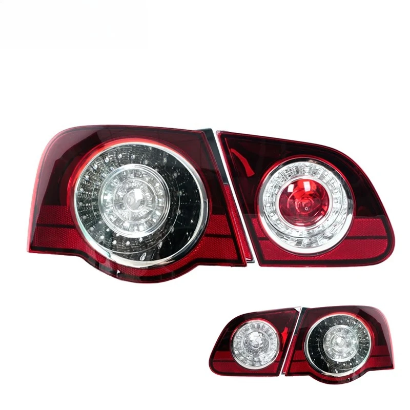 

Car Rear Tail Light Lamp DRL Outer Inner For Volkswagen VW Passat B6 Sendan 2006 2007 2008 2009 2010 2011 Car-Styling Dark Red X
