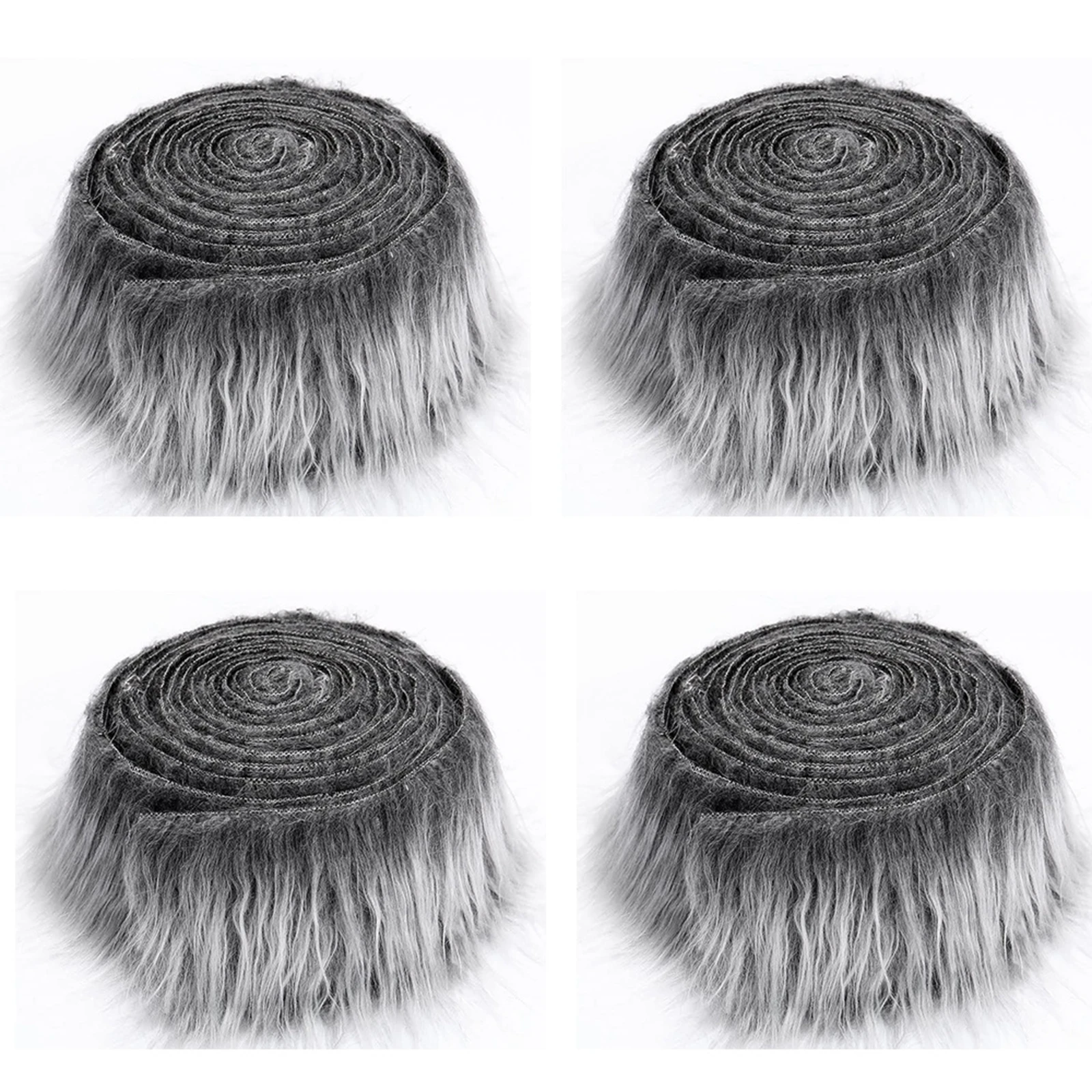 Faux Fur Fabric Costume Soft Artificial Fabric for Dwarf Decoration Clothing Gnomes Beard Hair Cosplay Costume Christmas Tree