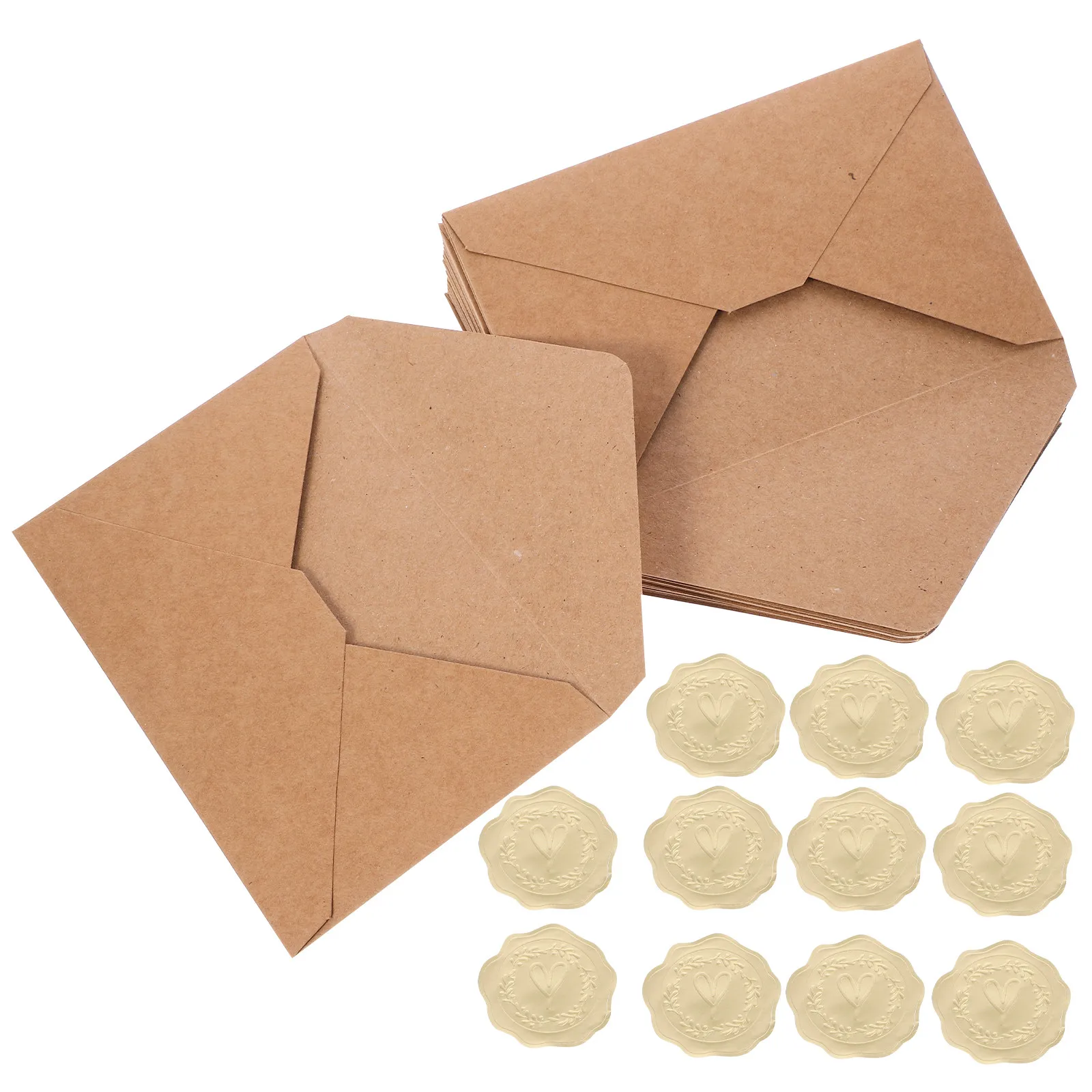 

1Set Vintage Paper Envelope Elegant Decorative Multi-Function Wedding Invitation Envelopes Birthday Party Greeting Card