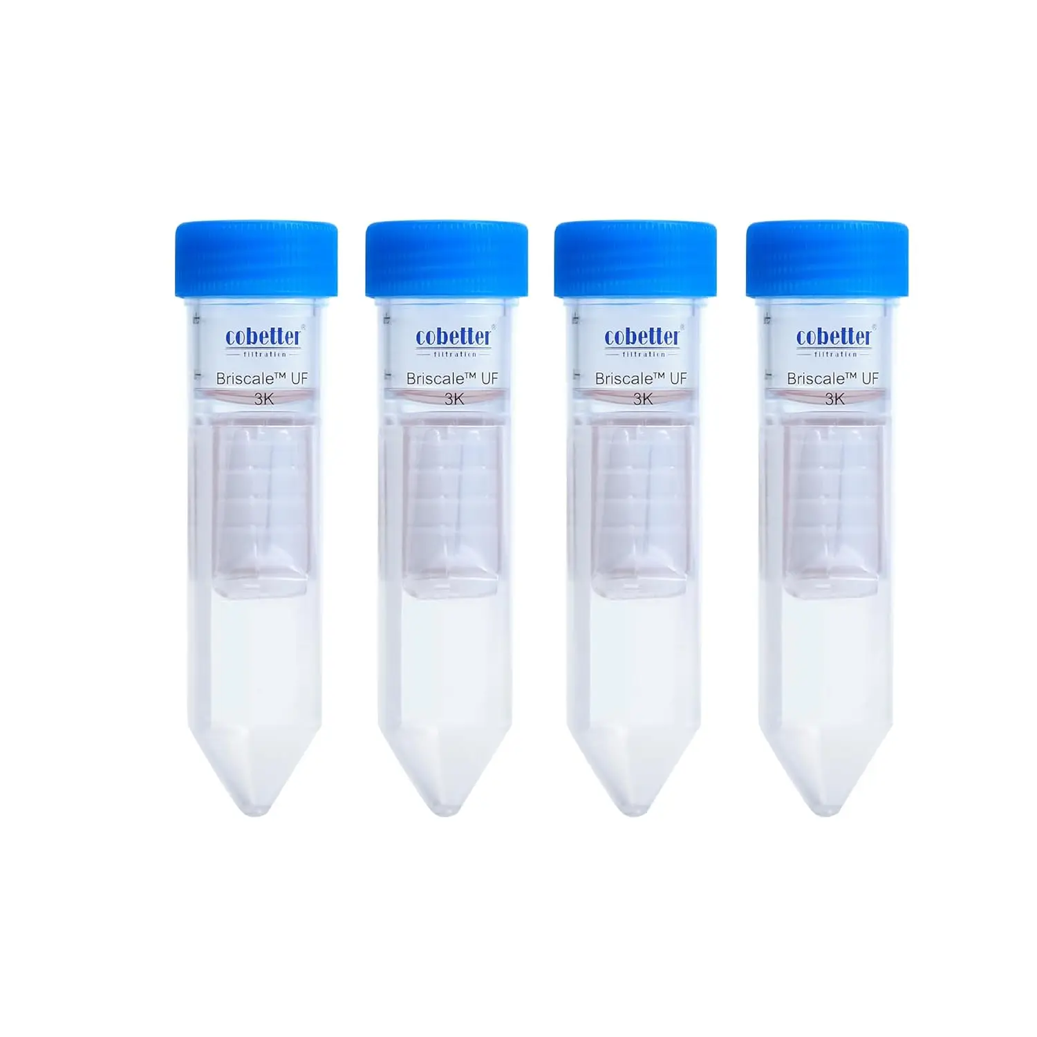 

3kDa Ultra Centrifugal Filter Unit 15mL Polypropylene Centrifuge Tubes with RC Membrane, Screw Caps, Individually Wrapped，1Piece