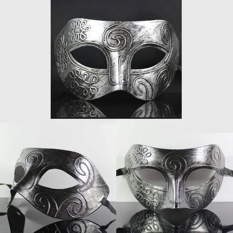 Máscara de mascarada de guerrero para hombres, máscaras de fiesta absolutamente adecuadas para celebrar la fiesta de carnaval y la decoración de moda del centro comercial