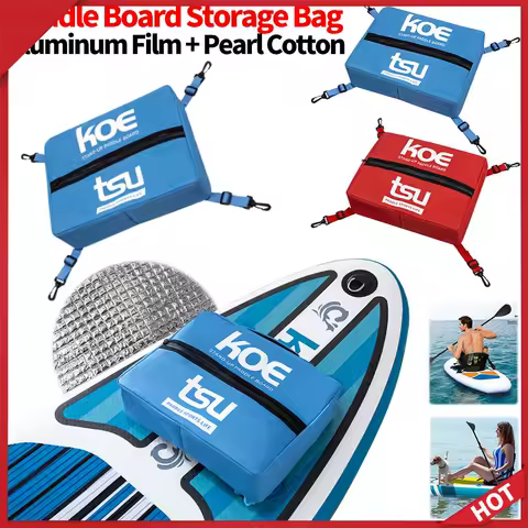 Waterproof Kayak Surfboard Insulated Bag Paddle Board Deck Bag Portable Lightweight Deck Bag Board Cooler Bags Kayak Accessories