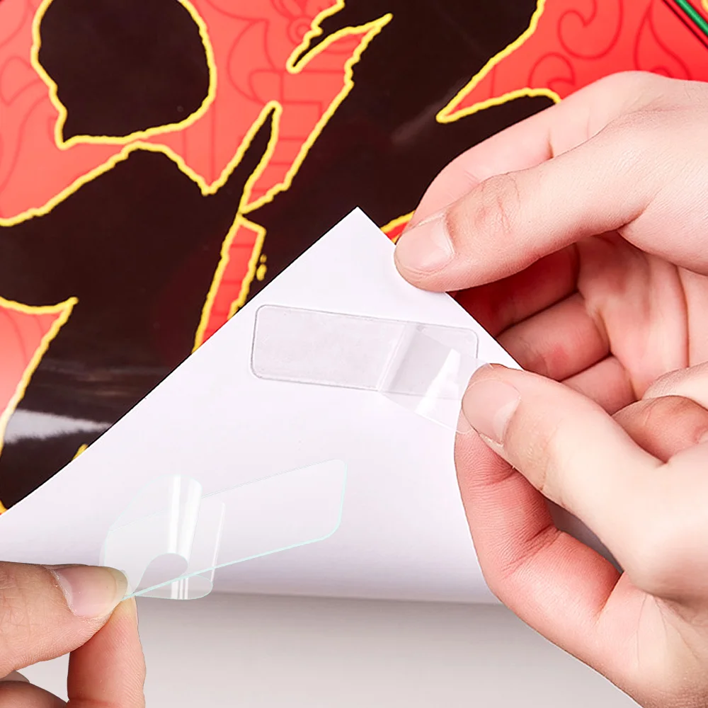 Ruban Adhésif Double Face Réutilisable, Imperméable, Non Marquant, Lavable, pour le Bain, 10 à 120 Pièces