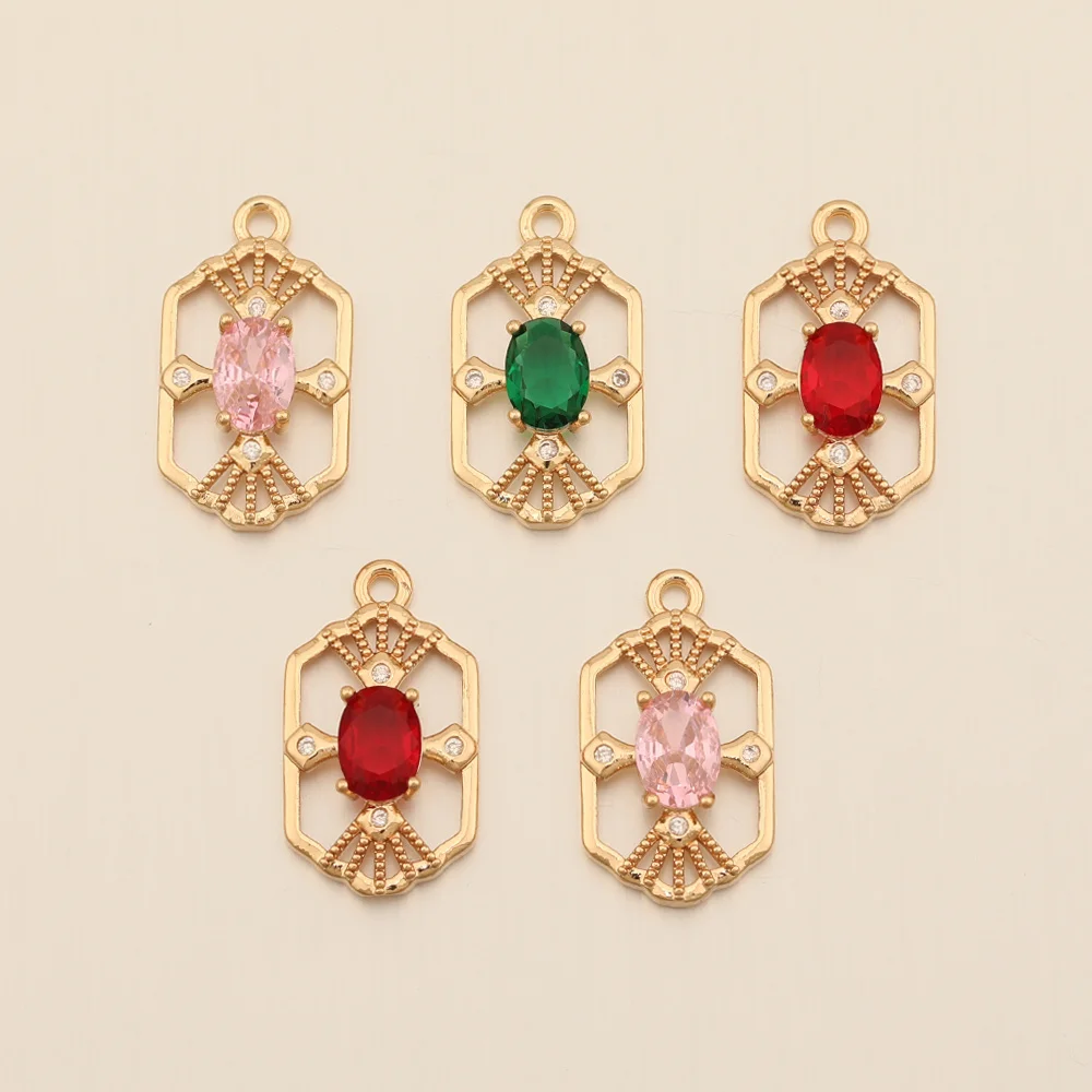 

Cordial Design 12*21MM 50Pcs Jewelry Findings & Components/Rhinestone Pendant/Geometry Shape/Hand Made/DIY Making/CZ Charms