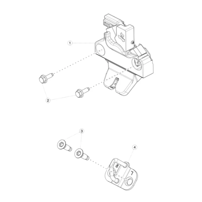 1092308-00-E Car Tailgate Lock Latch Actuator For Tesla Model 3 2017-2022 Trunk Lid Lock Actuator Mechanism 109230800E