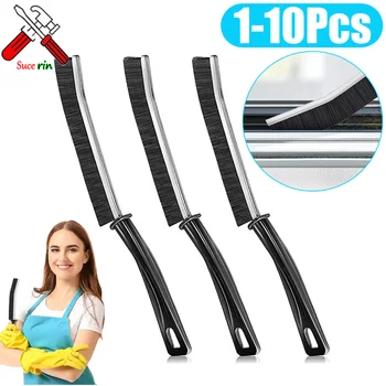 1-10 pezzi spazzola per pulizia gap per piastrelle da cucina WC giunti angolari morti doccia dura linea del pavimento durevole spazzola per pulizia setole per malta