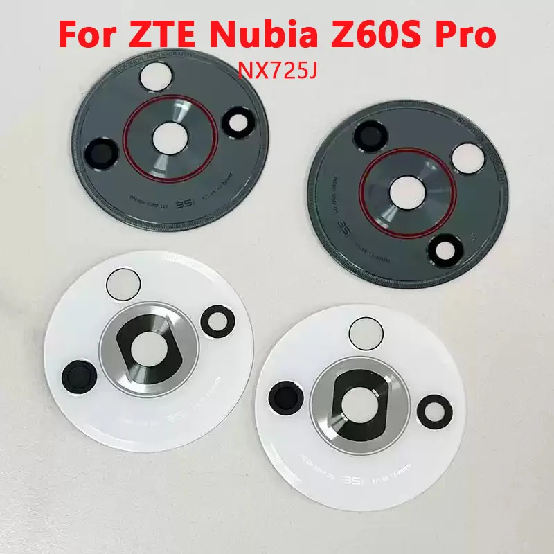 Rear Back Camera Glass Lens For ZTE Nubia Z60S Pro 5G NX725J Camera Cover Glass Replacement With Adhesive Sticker