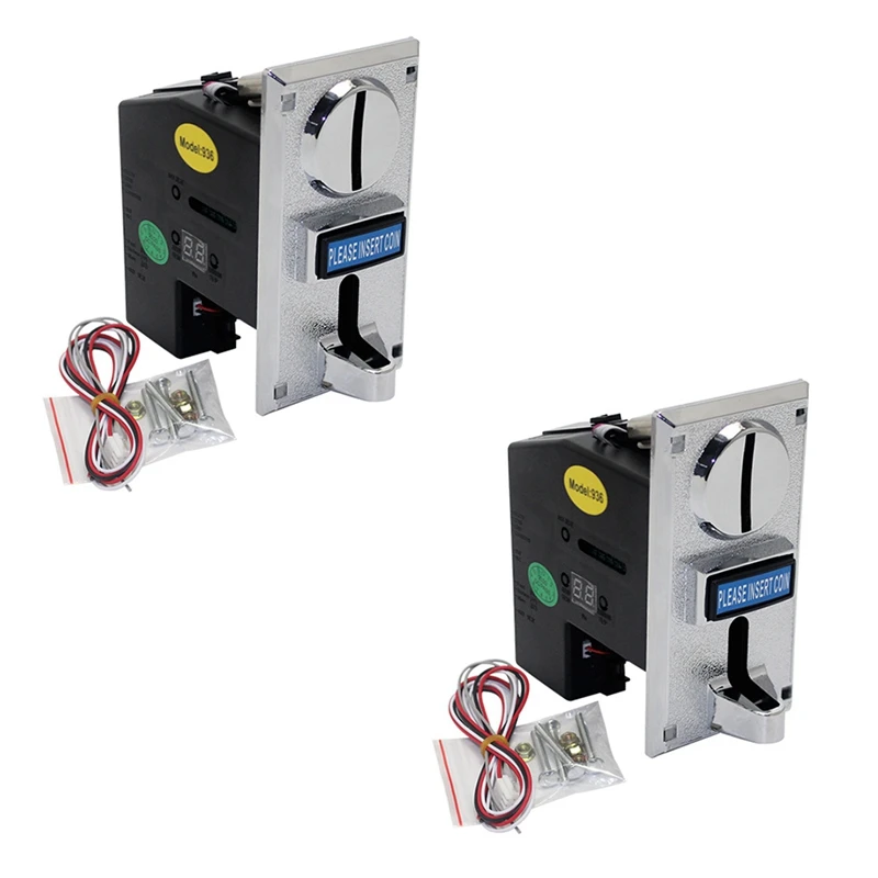 

A17Z 2PCS 616 Multi Coin Acceptor Electronic Roll Down Coin Acceptor Selector Mechanism Vending Machine Arcade Game Ticket