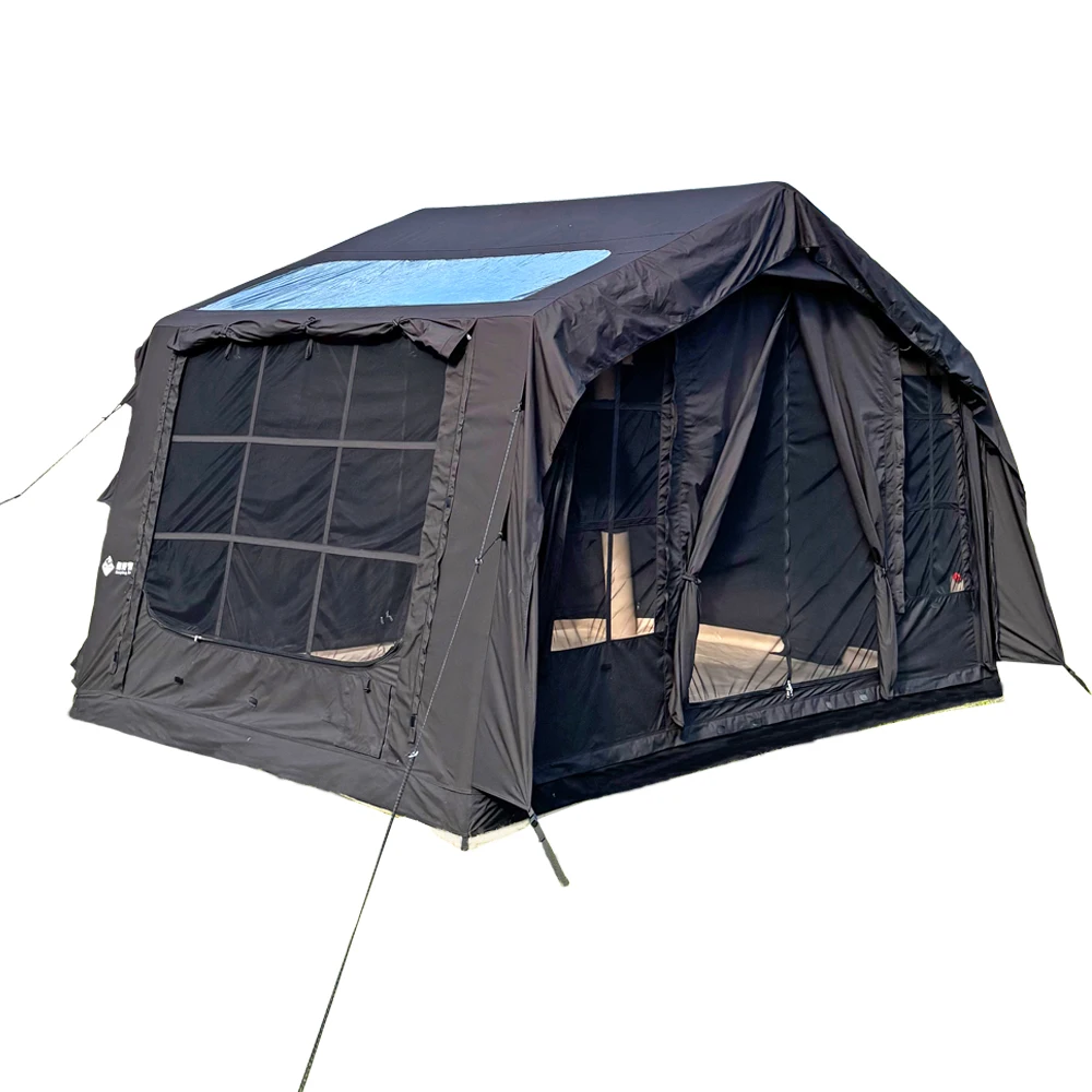 

Large Outdoor Expandable Air Tent Inflatable Camping Tent Family With Canopy