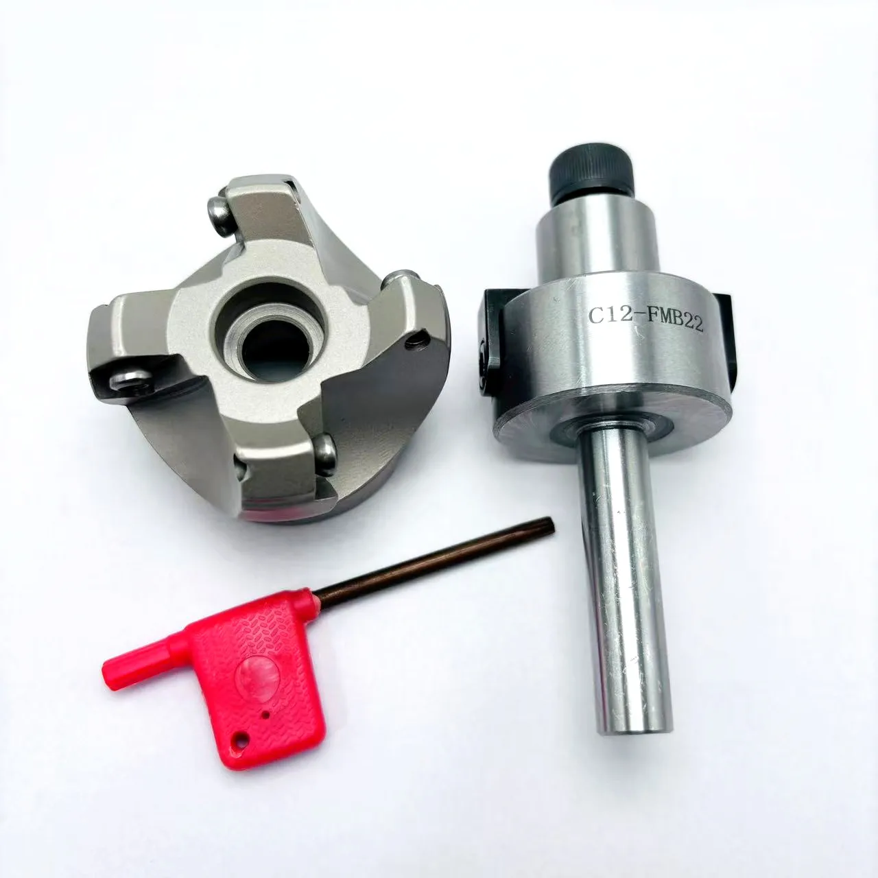 KM12 45° Milling Cutter Disc KM12-50-22-4T KM12-63-22-4T KM12-80-27-5T CNC Carbide Inserts SEKT1204 hand shank C12 C16 C20 FMB22