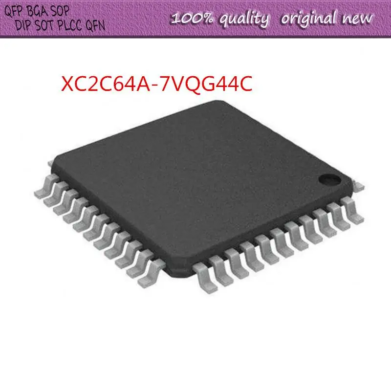 

НОВЫЙ 2 шт./лот XC2C64A-7VQG44C XC2C64A-7VQ44C XC2C64A-VQG44 XC2C64A TQFP-44