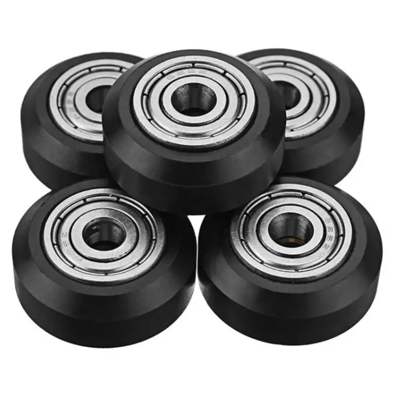 CNC Plastic POM Big Small Wheel With Bearing Idler V-Slot Aluminum Profile Perlin Pulley For 3D Printer Ender3 V2