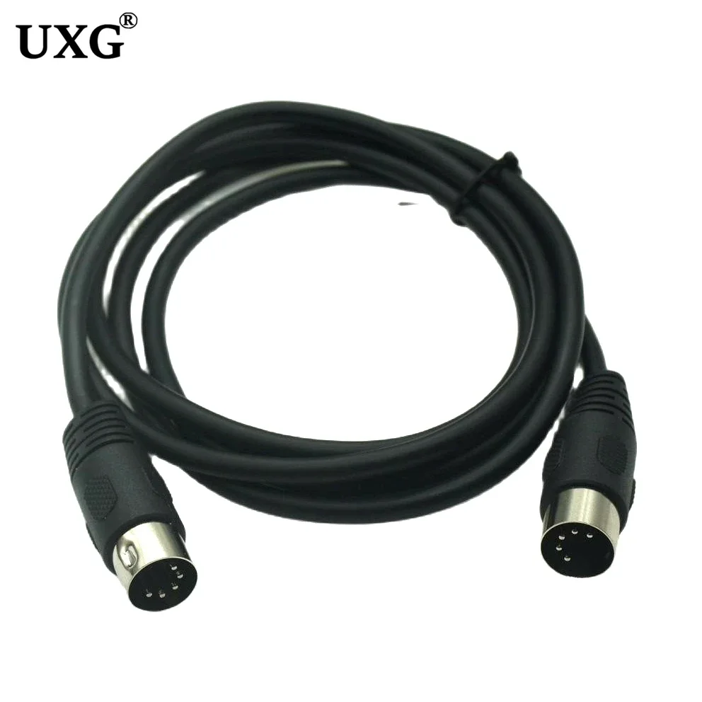 MIDI DIN 5PIN Male To Male MIDI 5 Pin Plug To 5 Pin DIN Audio Extension Male Cable Cord Din-5pin M/M Cable Adapter 1m 1.5m 3M 5m