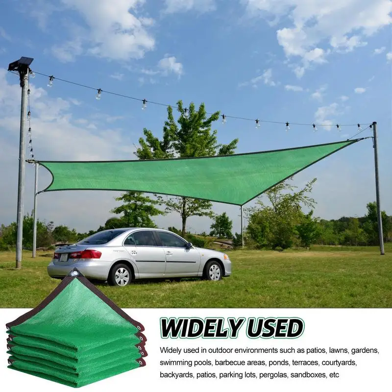 Rectangular Sun Sail 95 UV Block Outdoor Awning Shelter Waterproof Sun Shade Sail For Patios Breathable Rectangle Patio Awning