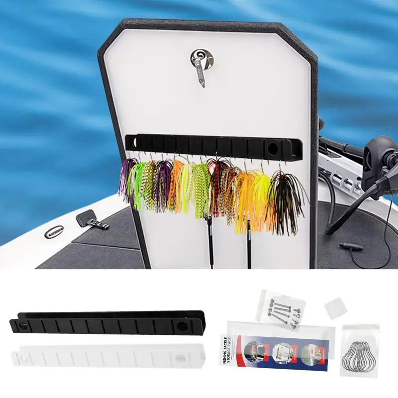 Fishing Bait Rack Bait Storage Fishing Tool Holder 2pcs Fishing Lure Holder Bait Organizer Fish Hook Rack Fishing Gear Organize