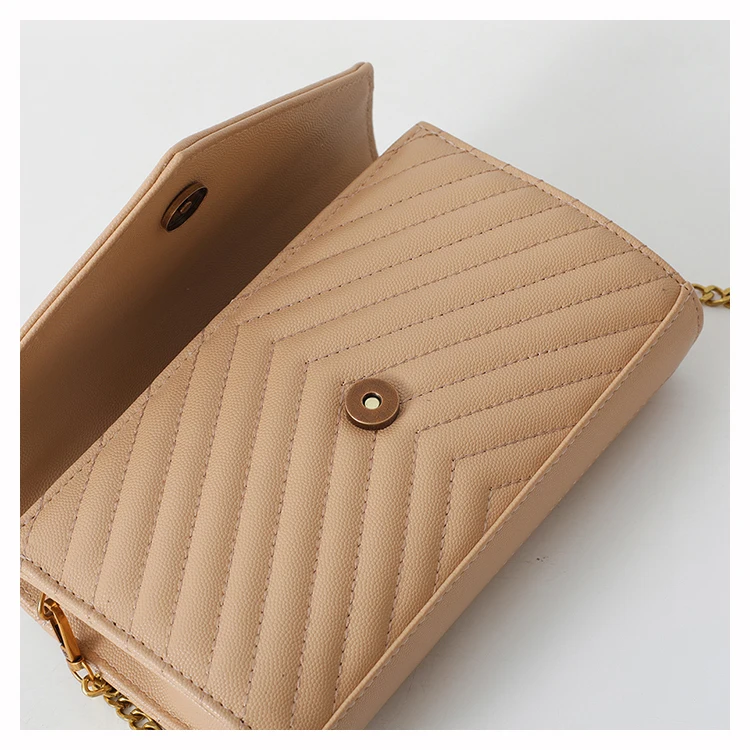 Elegante-lã 2025 novas senhoras marca de luxo couro crossbody saco famoso designer clássico popular simples
