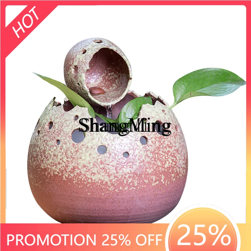 

ZYY high-end exquisite Chinese-style flowing water ornament porch feng shui lucky living room office creative decoration