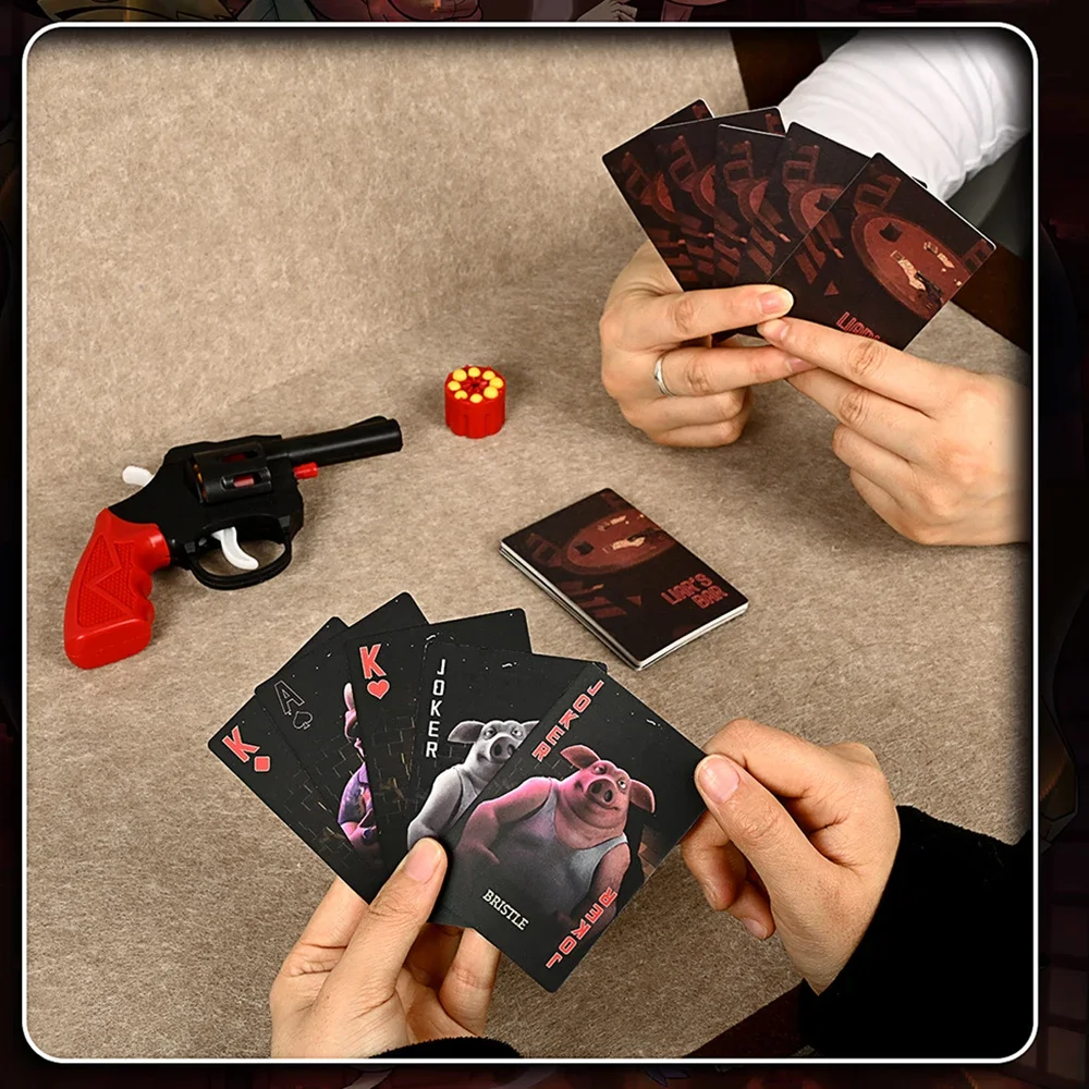 Liar's Bar – Gesellschaftsspiel mit Karten und strategischen Elementen – 20 sorgfältig gestaltete Karten mit thematischen Requisiten für Feiern und Familientreffen. – Detail 4