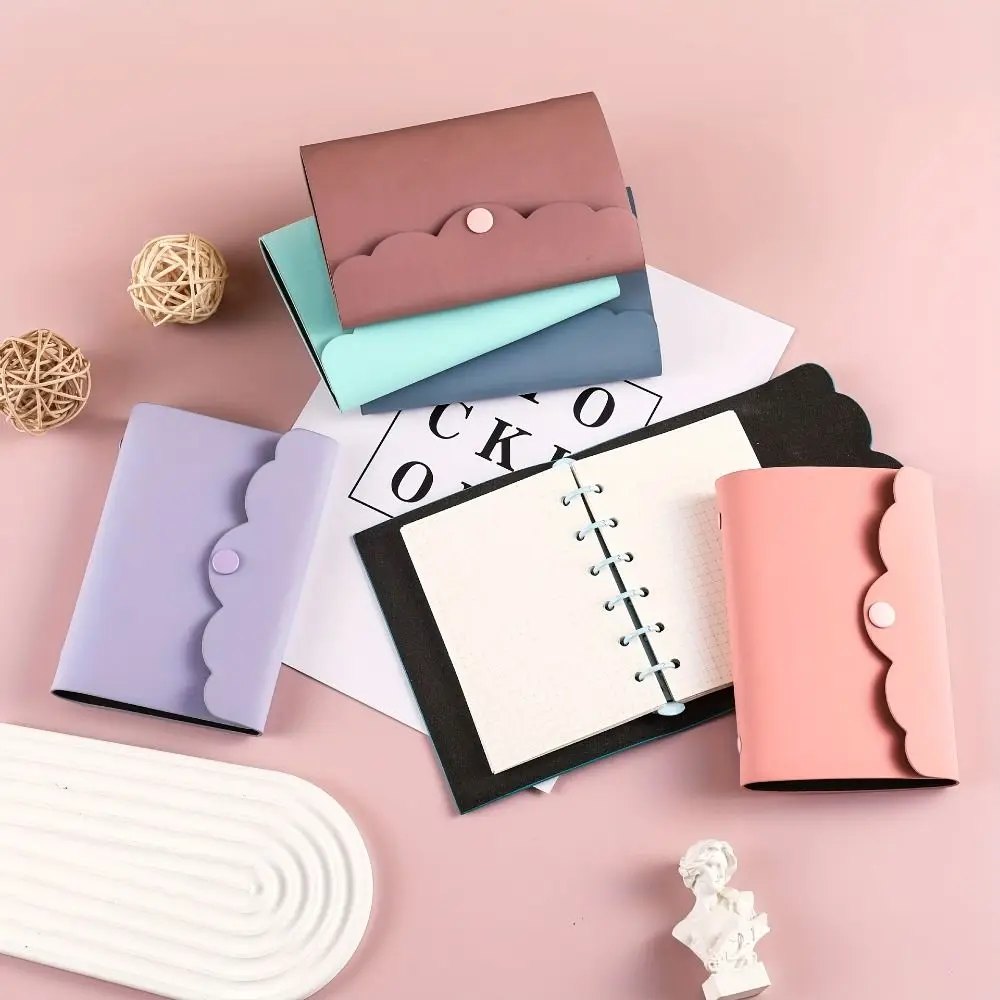 Candy Color Exquisite Notepad Book High Appearance Writing Pads Notebook Soft Leather DIY Scrapbook Handbook Students Gift