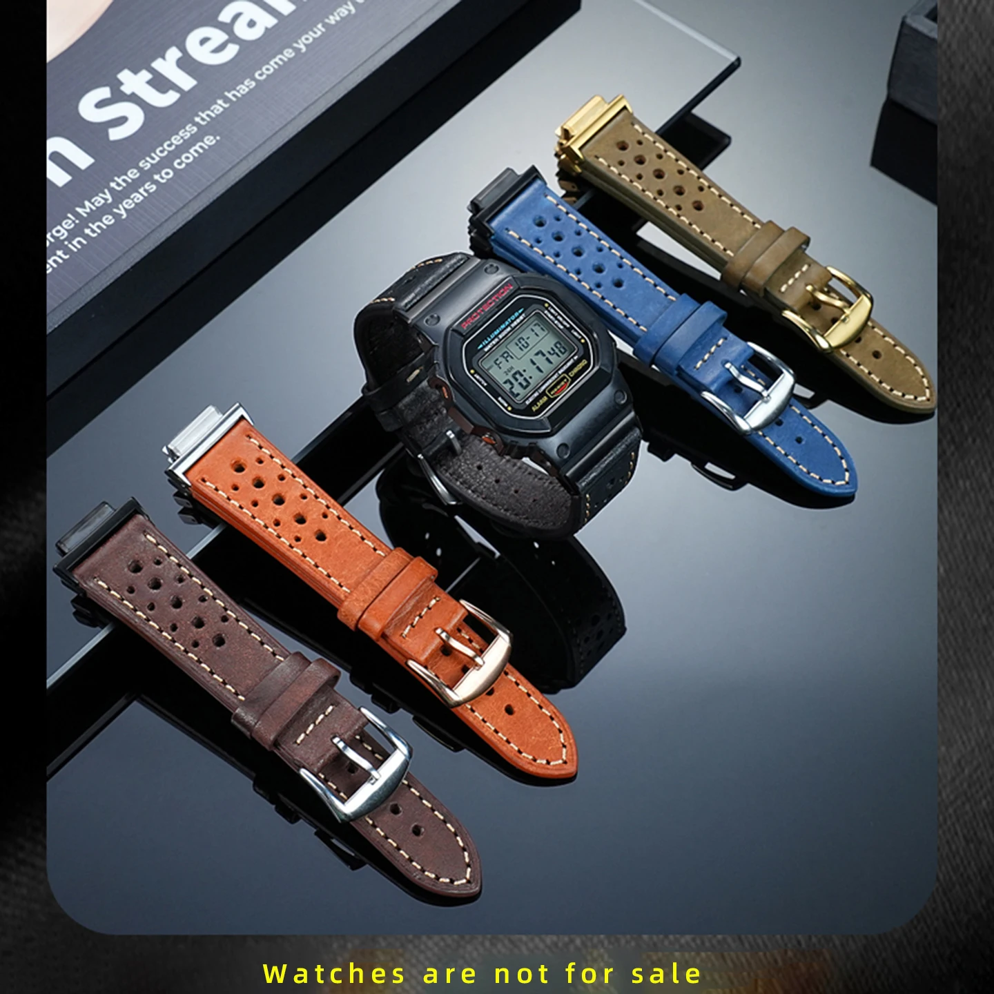 16Mm Leather Watch … - image