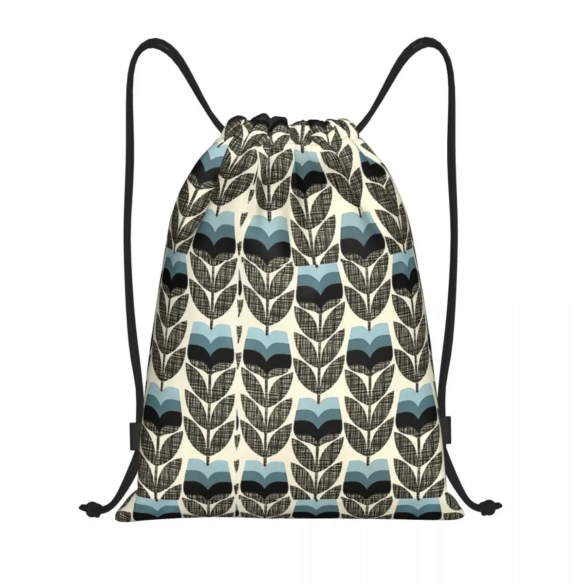 Orla Kiely Scandinavian Multi-stem Drawstring Bag Women Men Portable Sports Gym Sackpack Shopping Storage Backpacks