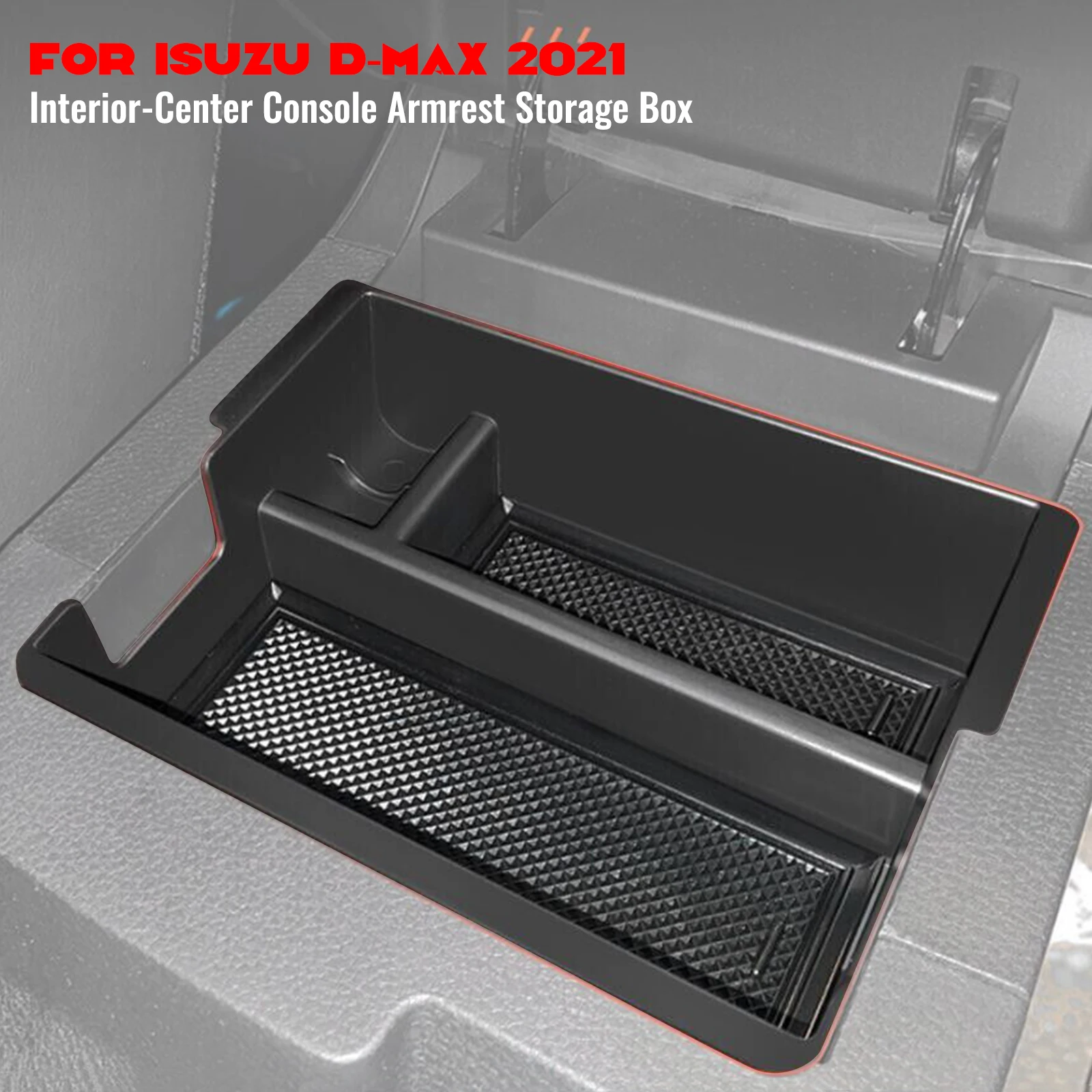 

For Isuzu D-Max 2021 2022 2023 Car Interior Armrest Organizer Storage Glove Box Tray Container Pallet Center Console Accessories