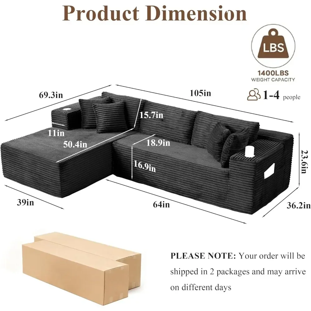 Thumbnail 2 - #28 Best Rated Modular Sectional Sofas to Buy in 2026