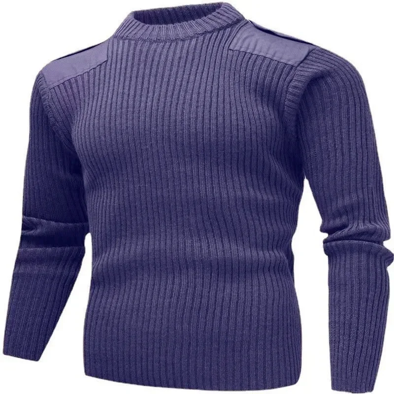 European and American New Style Men Long-sleeved Sweaters for Autumn and Winter, Cold-proof and Warm-keeping Wool Men's Sweaters