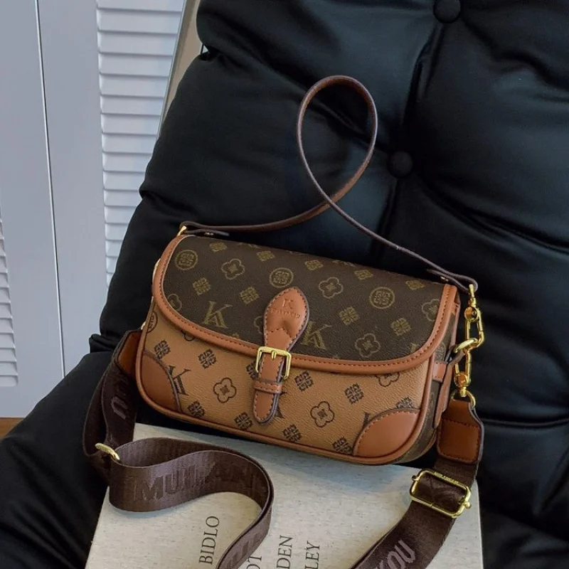 

Женская большая сумка из кожи с звездным принтом, высококачественный парижский пригородный стиль ​