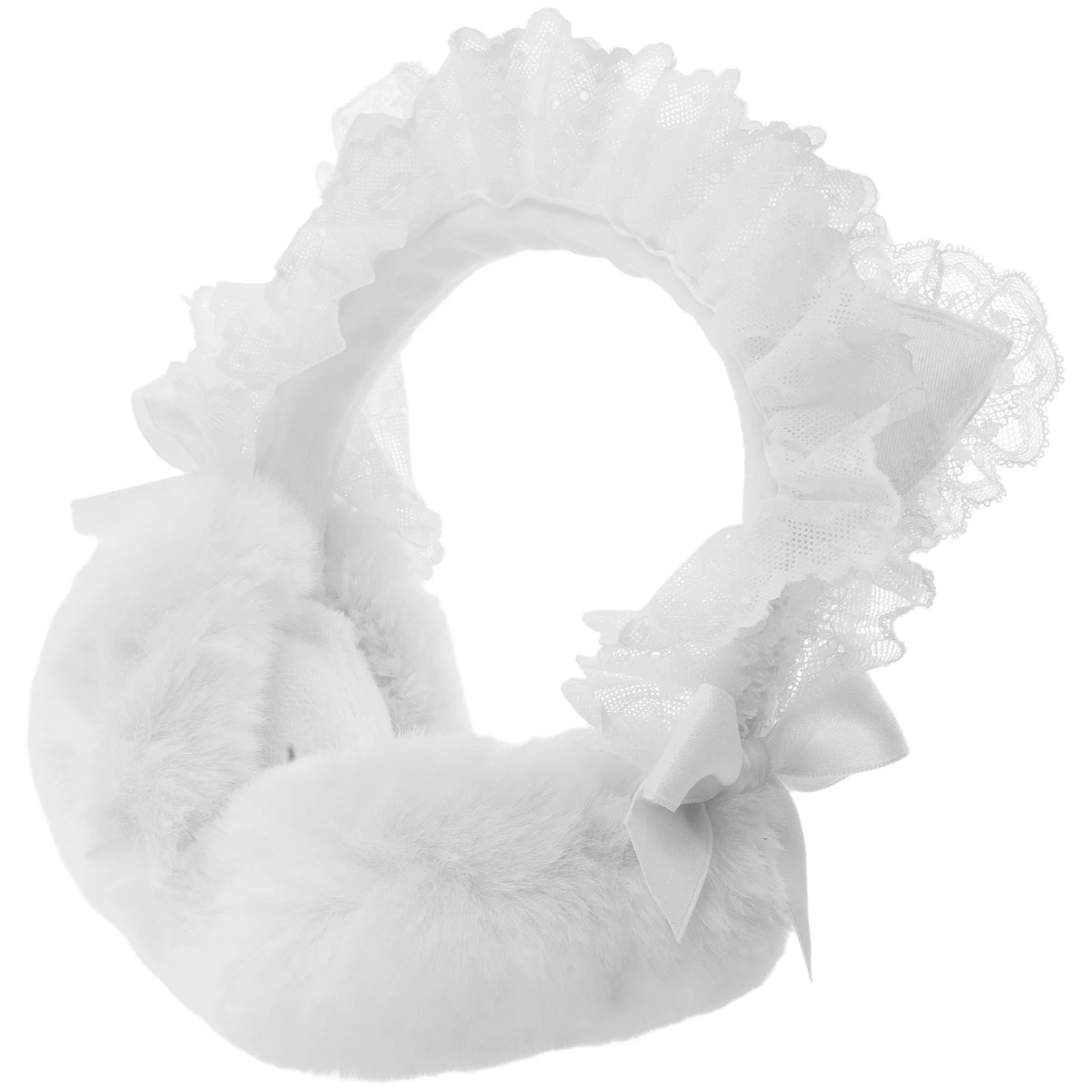 

Cute Lolita Cat Ear Earmuffs Winter Warm Protection Covers Cozy Lightweight Comfort Animal Earmuffs Ear Covers